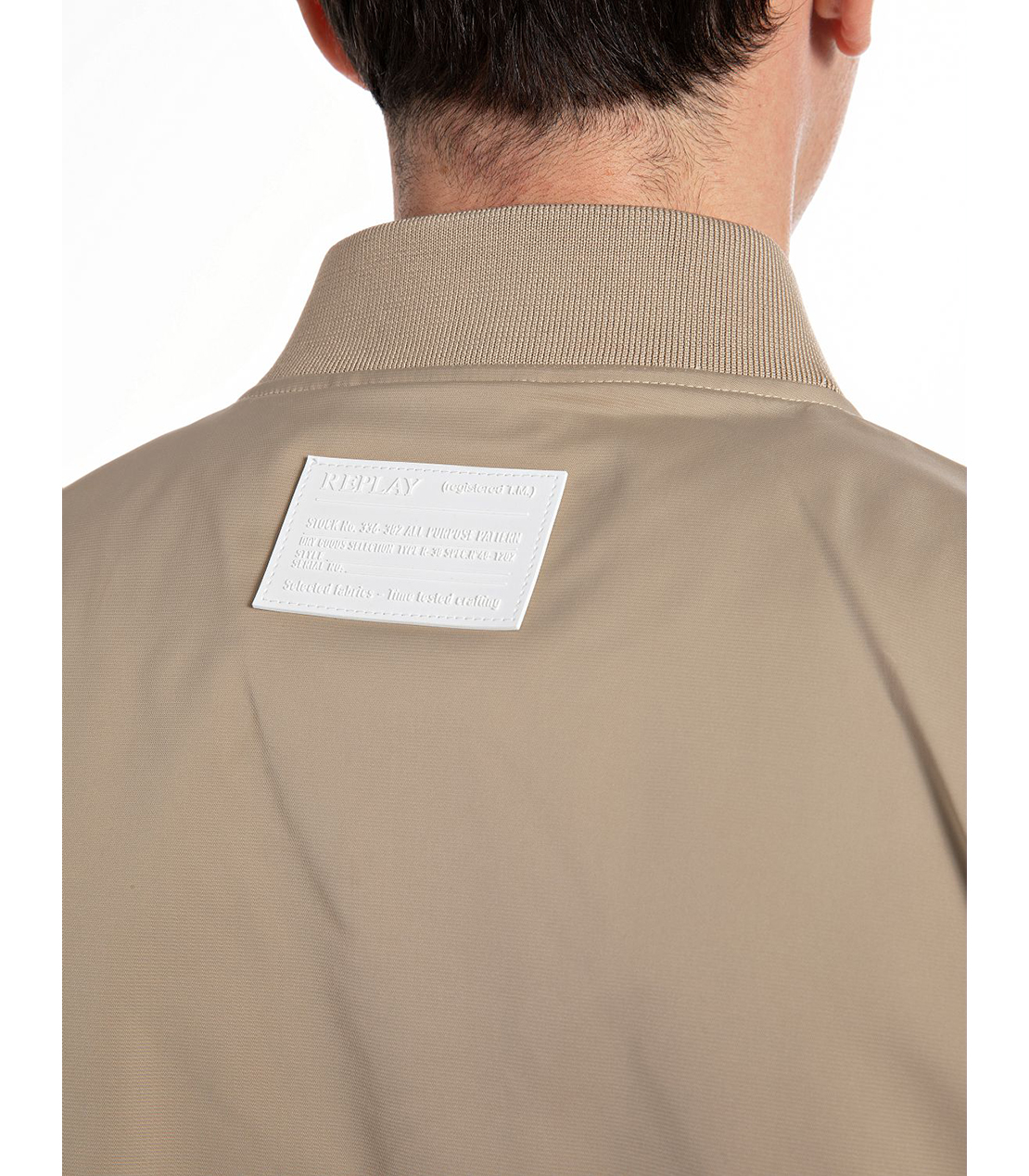 サテンポリショートブルゾン 詳細画像 サンドベージュ 7